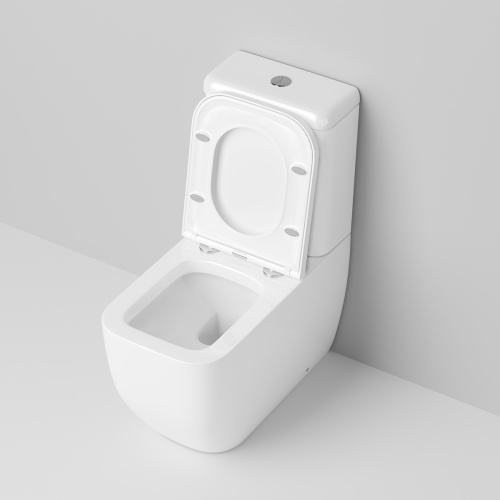 Унитаз напольный с бачком Ambassador Forsa 247K19001S белый с сиденьем каскадный смыв - фото 5